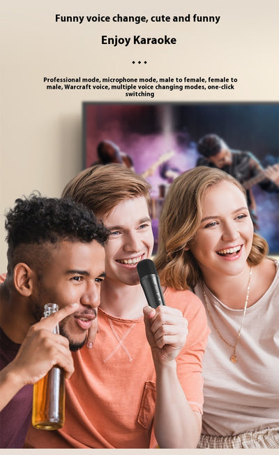 Parlante Bluetooth Portátil con Micrófono Inalámbrico para Karaoke - Image 21