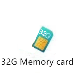 A teal 32GB SIM card with gold contacts, used for memory storage in compatible electronic devices. - Image 11