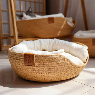 Arenero para Gatos con Borde Elevado de Ratán - Image 6