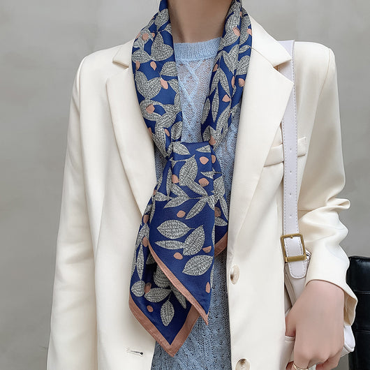 Pañuelo de Seda Twill Grande 90cm para Mujer - Image 27
