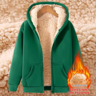 Chaqueta Deportiva Mujer con Forro Berber Cálida y Resistente al Frío - Image 16