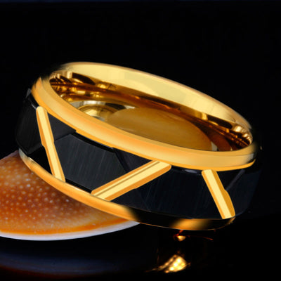 Anillo de Oro 18K Cambia de Color en Tungsteno - Unisex - Image 2