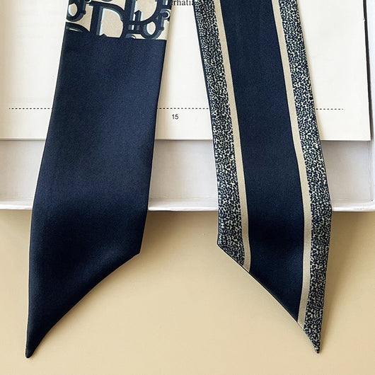 Pañuelo de Seda Delgado - Cinta para Cabello y Accesorios de Moda - Image 25