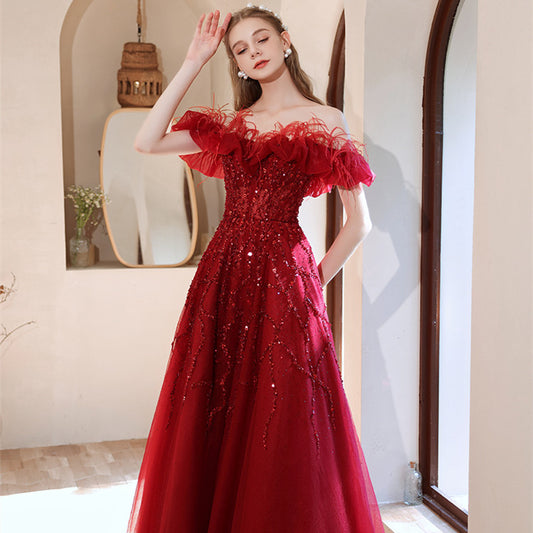 Vestido de Noche Asimétrico para Mujer - Elegancia y Sofisticación - Image 2