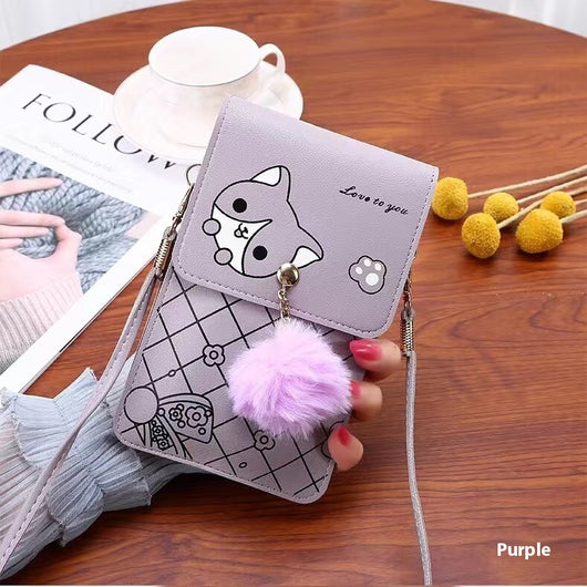 Bolsa Crossbody Vertical para Teléfono con Pantalla Táctil - Contraste para Mujer - Image 10