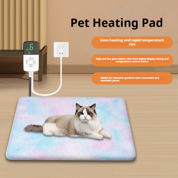 Manta Térmica Eléctrica para Mascotas - Calefacción Constante Resistente al Agua