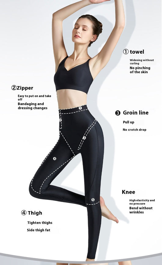 Pantalones Reductores con Cordón de Compresión Post-Liposucción - Image 11