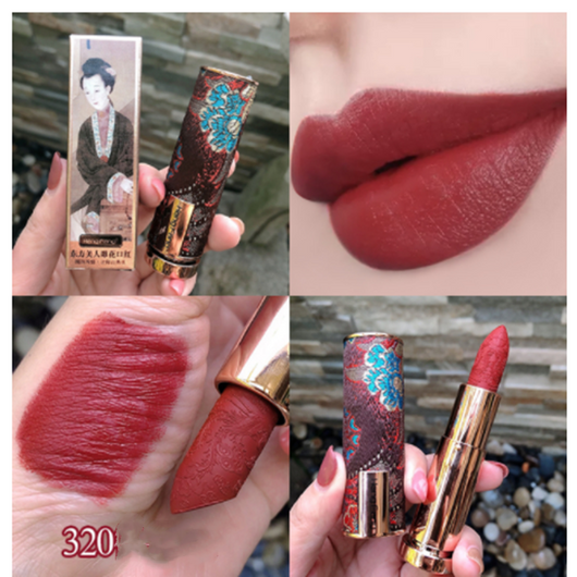 Set de Labiales Tallados Estilo Chino Mate Hidratante - Image 7