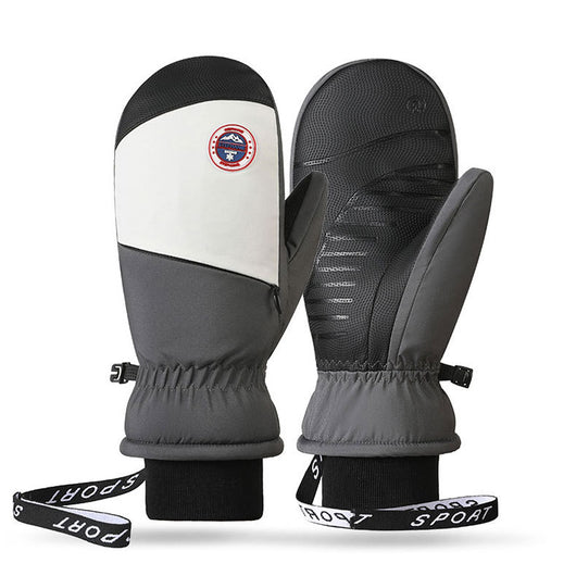 Manoplas Deportivas de Felpa Gruesa a Prueba de Viento y Frío para Ciclismo y Esquí - Image 6