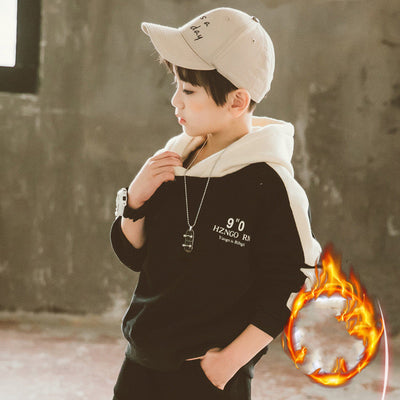 Chaqueta Acolchada con Forro de Terciopelo para Niños - Otoño e Invierno - Image 12