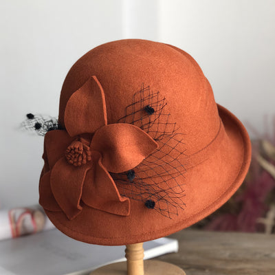 Sombrero Elegante de Malla para Dama Estilo Británico - Image 8