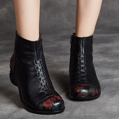 Zapatos de Cuero Genuino para Mamá con Forro de Algodón y Terciopelo - Image 6