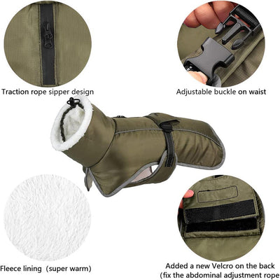 Abrigo Térmico Impermeable para Perros - Protección Invernal - Image 3