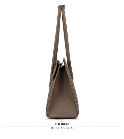 Bolso Tote de Gran Capacidad en Color Sólido para Mujer - Image 25