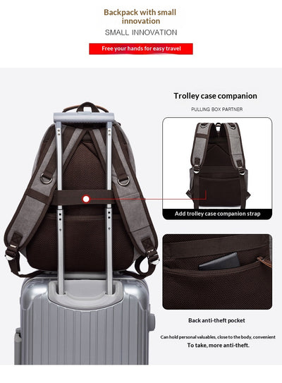 Mochila Minimalista para Hombre con Gran Capacidad - Image 26
