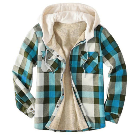 Chaqueta Sudadera con Capucha y Forro Polar para Hombre - Talla Grande - Image 7