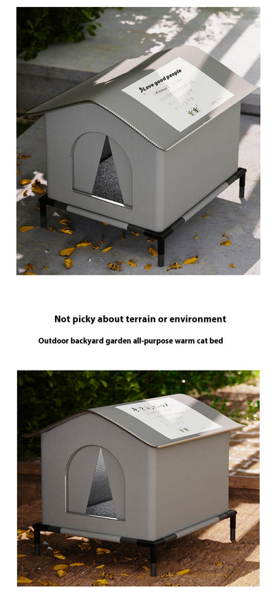 Casa Térmica Impermeable para Gatos Callejeros - Refugio de Invierno - Image 11