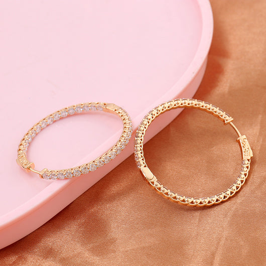 Aretes Grandes Personalizados Estilo Europeo y Americano - Image 15