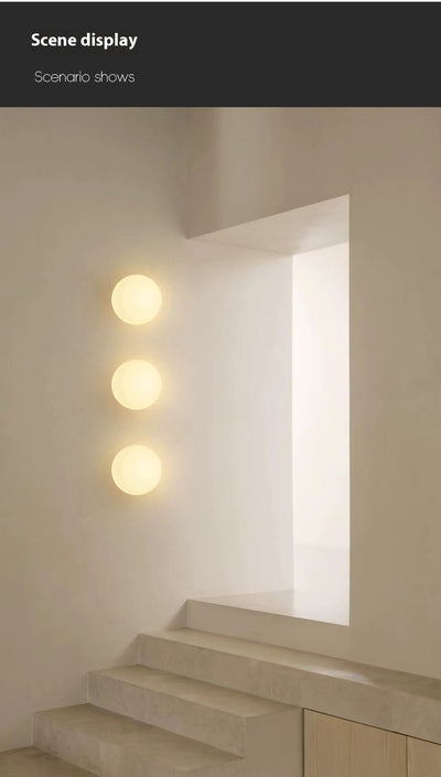 Lámpara de Pared Minimalista de Diseño en Vidrio Esférico - Image 16
