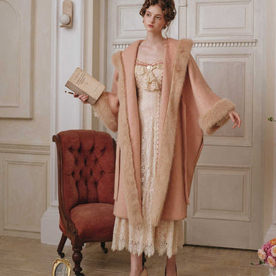 Vestido Largo de Manga Larga con Encaje - Diseño Elegante Estilizador - Image 11
