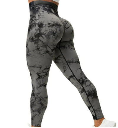 Pantalones de Yoga Levantacaderas Tie Dye para Mujer - Image 9