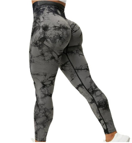 Pantalones de Yoga Levantacaderas Tie Dye para Mujer - Image 9