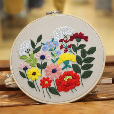 Kit de Costura para Cuadro Tridimensional con Flores Artesanales - Image 29