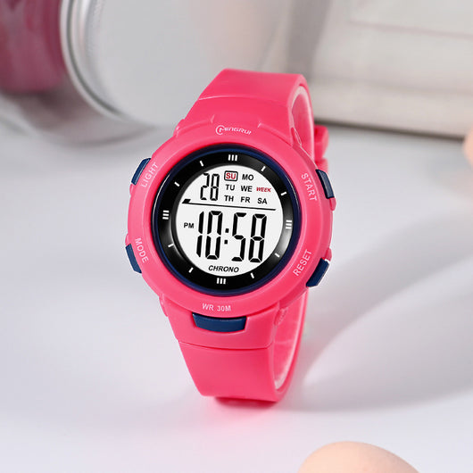 Reloj Electrónico Estudiantil con Correa Luminosa Impermeable y Hebilla de Moda - Image 8
