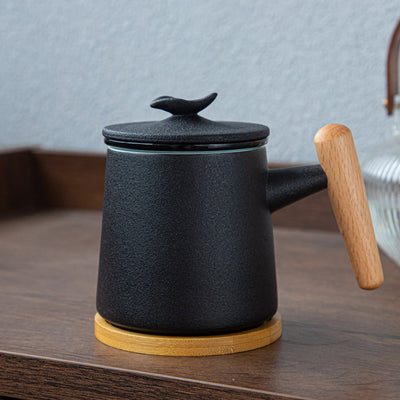 Taza Térmica de Cerámica con Separador de Agua para Té y Café - Image 10