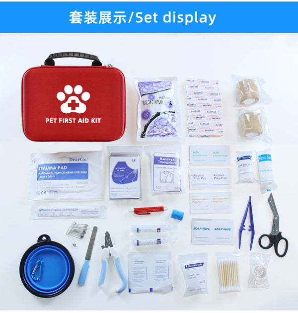 Kit de Emergencia Veterinaria Portátil para Mascotas