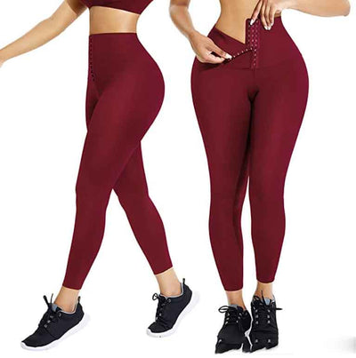Leggings Yoga Doble Abotonado para Mujer - Diseño Minimalista - Image 2