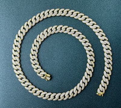 Cadena Cubana de Diamantes Completos Estilo Europeo y Americano - Image 22