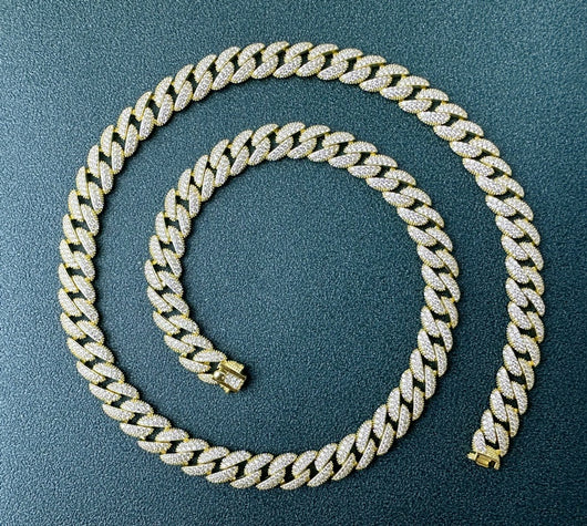 Cadena Cubana de Diamantes Completos Estilo Europeo y Americano - Image 22