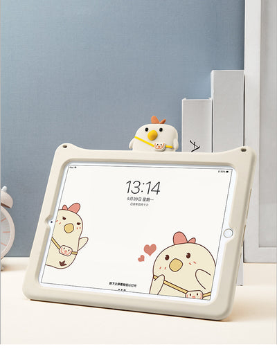 Mochila Infantil con Funda de Silicona para Tablet - Diseño Pollo Adorable - Image 7