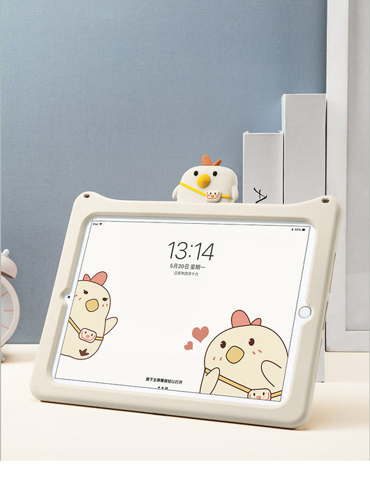 Mochila Infantil con Funda de Silicona para Tablet - Diseño Pollo Adorable - Image 7