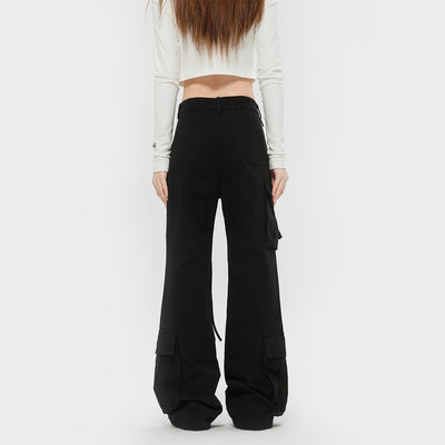 Pantalones Cargo Retro con Cordones Otoño Invierno - Image 4
