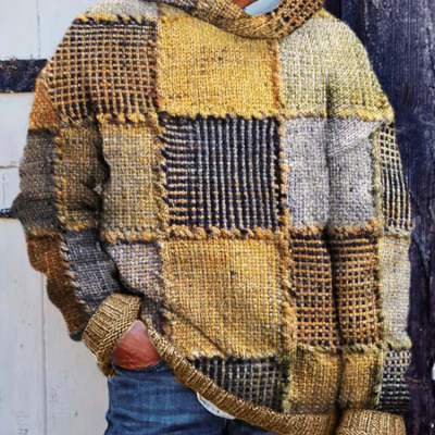 Sudadera Estampado Cuadros para Hombre - Image 12
