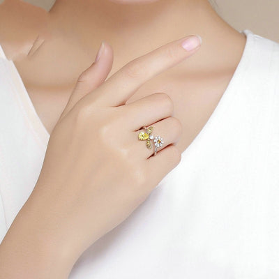 Anillo de Plata 925 Bee's Blessing - Diseño Elegante - Image 10