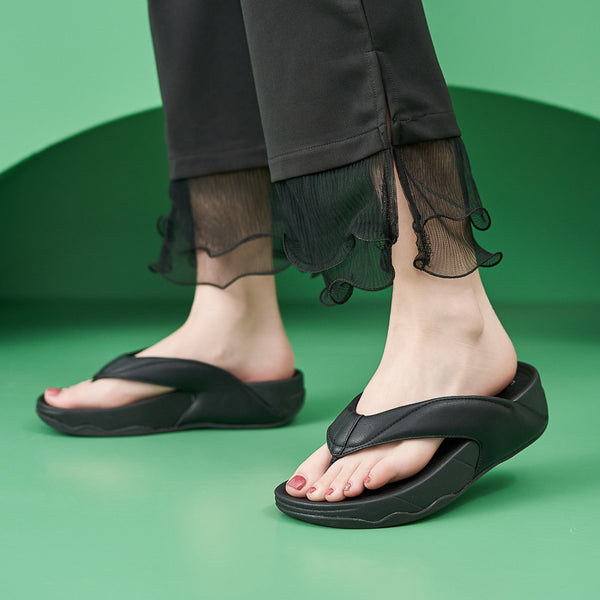 Sandalias Deportivas Cómodas Talla Grande con Plataforma y Elástico