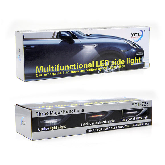 Luz LED Lateral de Guardabarros para Auto - Luz de Conducción Reforzada