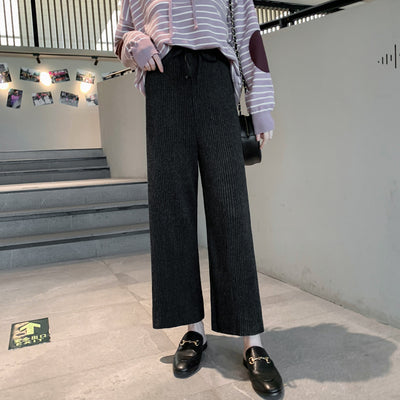 Conjunto de Lactancia Tejido Dos Piezas con Pantalón Ancho - Image 11