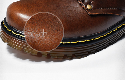 Botas Martin Hombre Corte Medio Estilo Británico Versátiles - Image 16