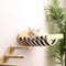 Rascador de Pared en Sisal Natural para Gatos - Tabla Rascadora de Madera Maciza