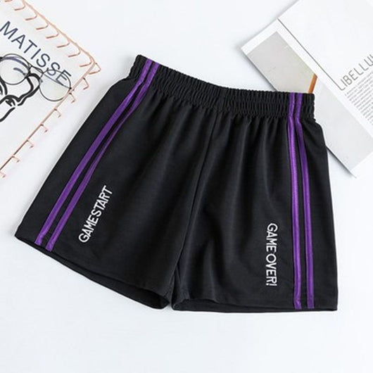 Shorts Deportivos de Cintura Alta y Pierna Ancha para Mujer - Image 2