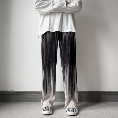 Pantalones Hombre Corte Relajado con Rayas Degradadas - Image 7