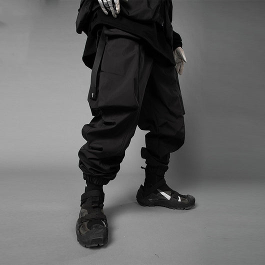 Pantalones Cargo Funcionales Holgados con Bolsillos Grandes para Hombre