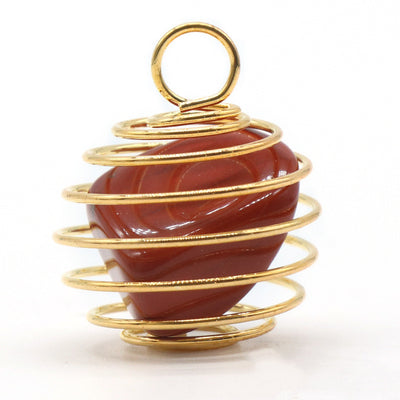 Ágata de Cristal Natural con Enrollado de Cobre - Image 18