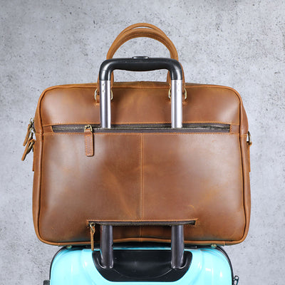 Maletín de Cuero Genuino para Hombre - Estilo Ejecutivo Profesional - Image 8