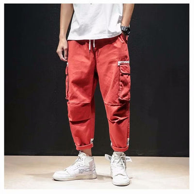 Pantalones Hip Hop Rectos Holgados - Image 12