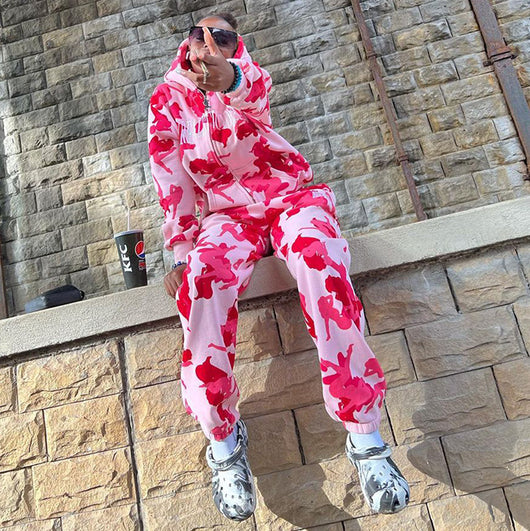 Conjunto Deportivo Personalizado para Mujer - Sudadera Estampada Ins Style - Image 6